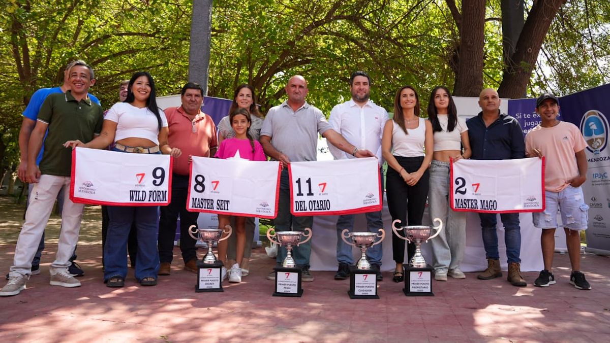 Se presentó oficialmente en el Hipódromo de Mendoza el Clásico Vendimia Copa Canal 7. Foto: Axel Lloret/UNO.