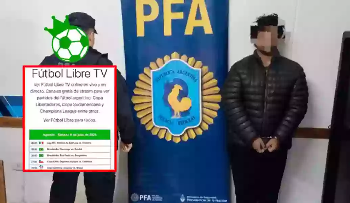 Liberaron al hacker mendocino que creó la web Fútbol Libre. Liberaron al hacker mendocino que creó la web Fútbol Libre.