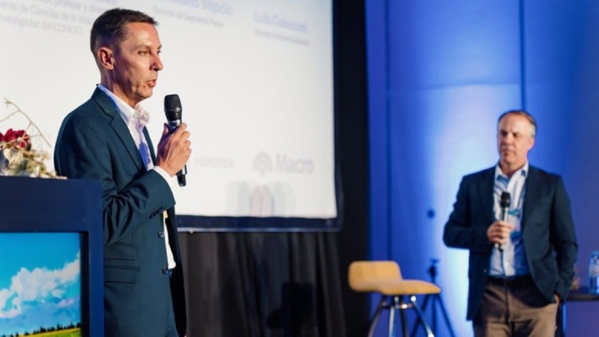 Maximiliano Stipcic, Gerente Pyme y Luis Coloccioni Gerente División Sudoeste, ambos de Banco Macro. Maximiliano Stipcic, Gerente Pyme y Luis Coloccioni Gerente División Sudoeste, ambos de Banco Macro.