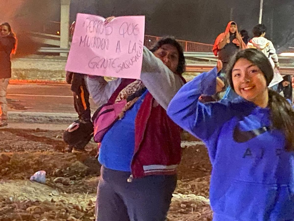 Los vecinos cortaron el acceso a Rodeo del Medio con pancartas en alusión a supuestos ataques de perros en Maipú. Los vecinos cortaron el acceso a Rodeo del Medio con pancartas en alusión a supuestos ataques de perros en Maipú.