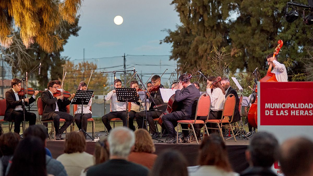 La Orquesta de Cámara Juvenil de Las Heras brilló en Música Clásica por los Caminos del Vino