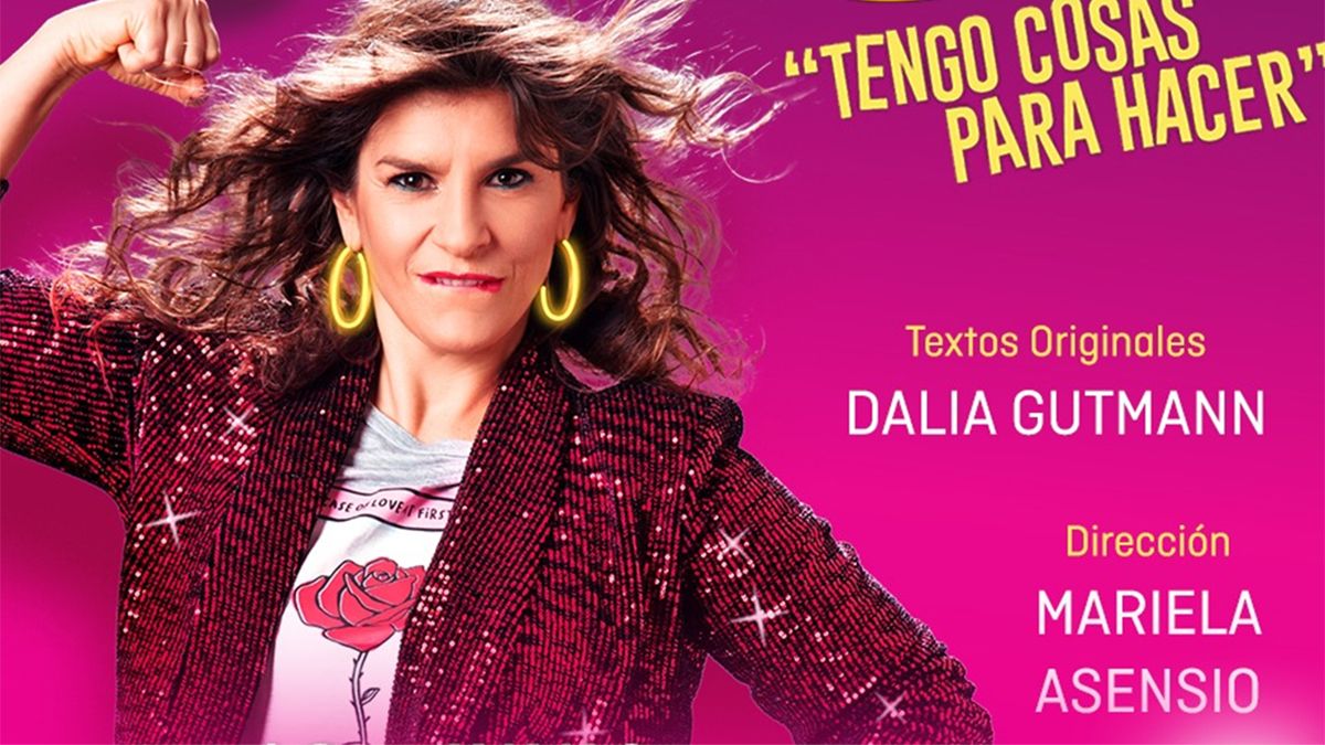 Dalia Gutmann llega a Mendoza donde realizará un único show el sábado a las 21.
