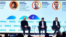 El intendente de Luján, Esteban Allasino, compartió panel en el Coloquio IDEA junto a sus pares de Venado Tuerto (Santa Fe) y de Ezeiza (Buenos Aires). Y se llevó los mayores aplausos de los empresarios.
