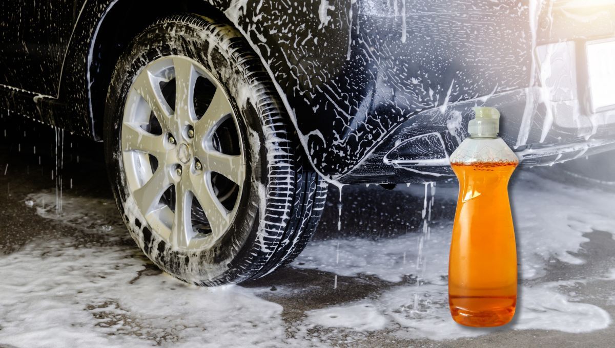 Por qué no se debe lavar el auto con detergente para platos