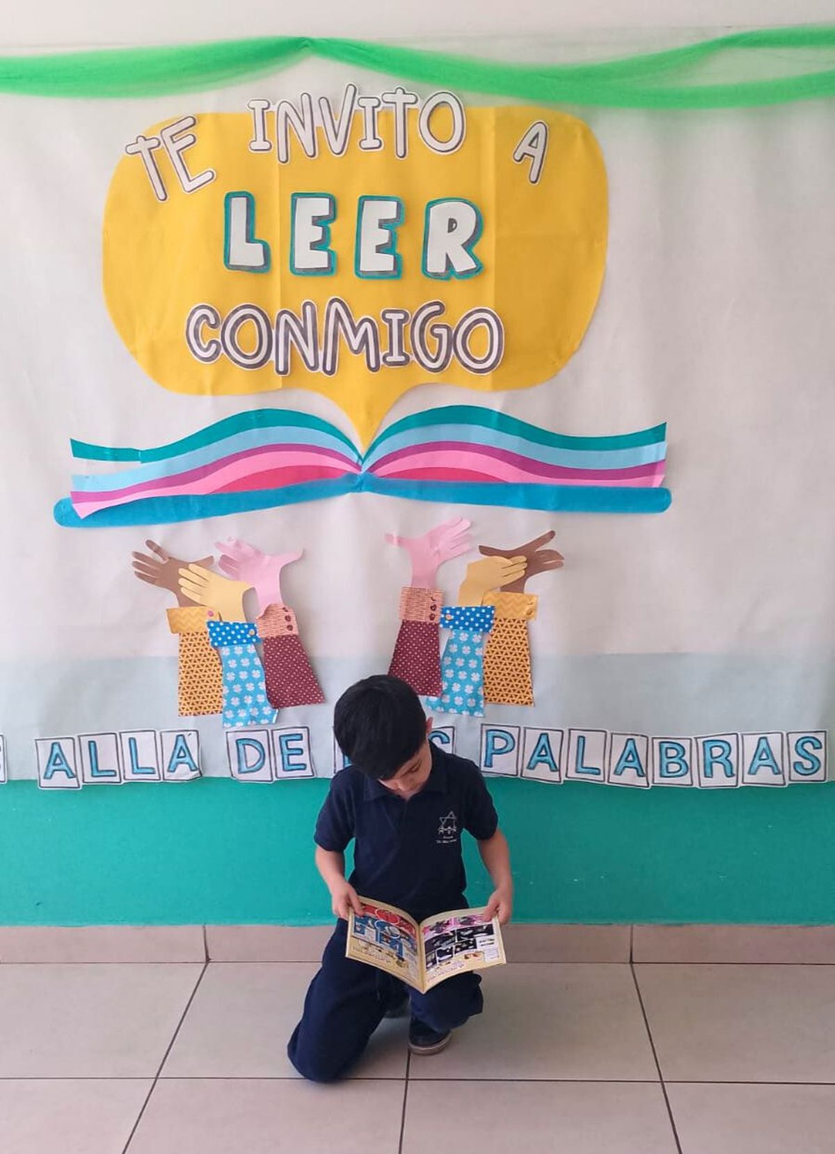 En su escuela, situada en la 3era Sección de Ciudad, lo alientan a seguir mejorando. Y la lectura, aseguran, es fundamental.