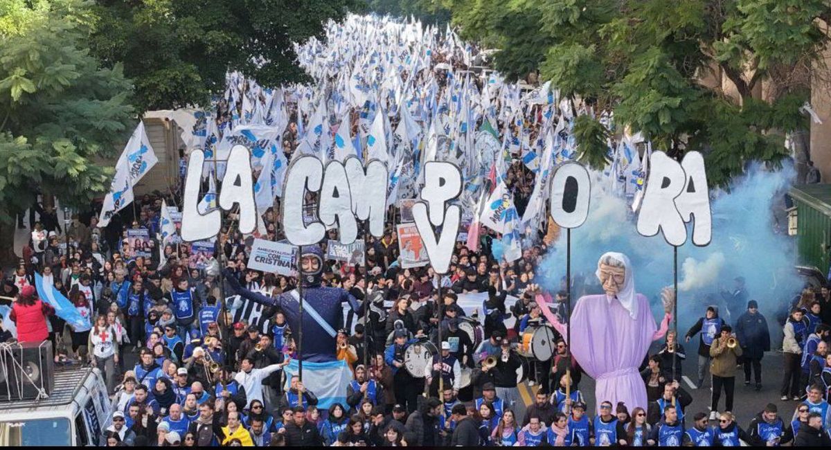 La marcha en apoyo a Cristina Fernández de Kirchner reunió a más de 500.000 personas