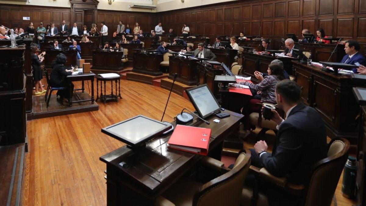 El Senado de Mendoza durante la sesión de este martes.