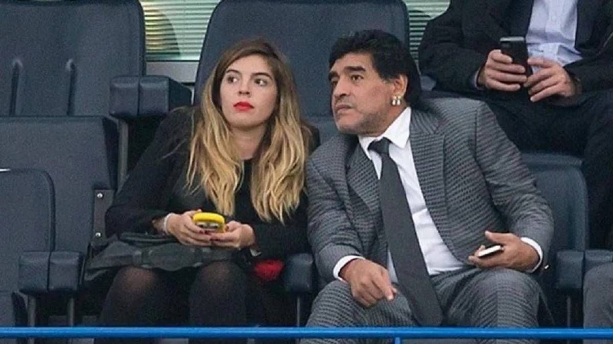 Dalma y Diego Maradona.
