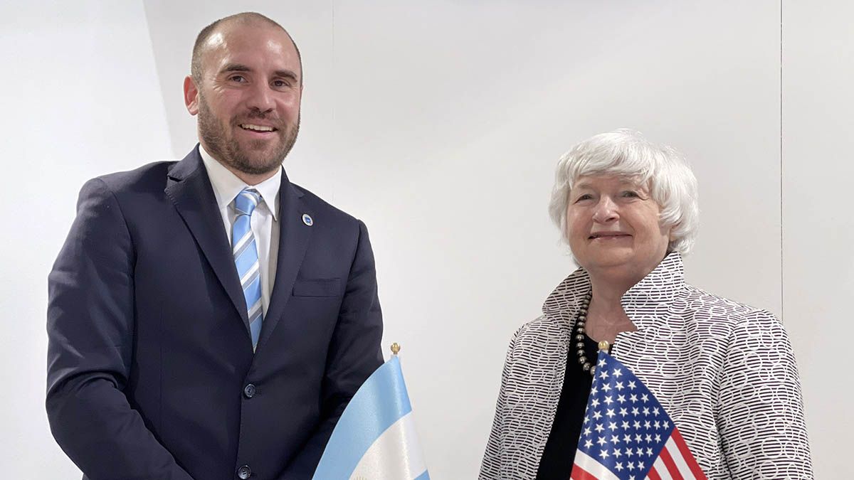 El ministro de Econom&iacute;a, Mart&iacute;n Guzm&aacute;n, mantuvo este s&aacute;bado en Venecia una reuni&oacute;n bilateral con la secretaria del Tesoro de los Estados Unidos, Janet Yellen.