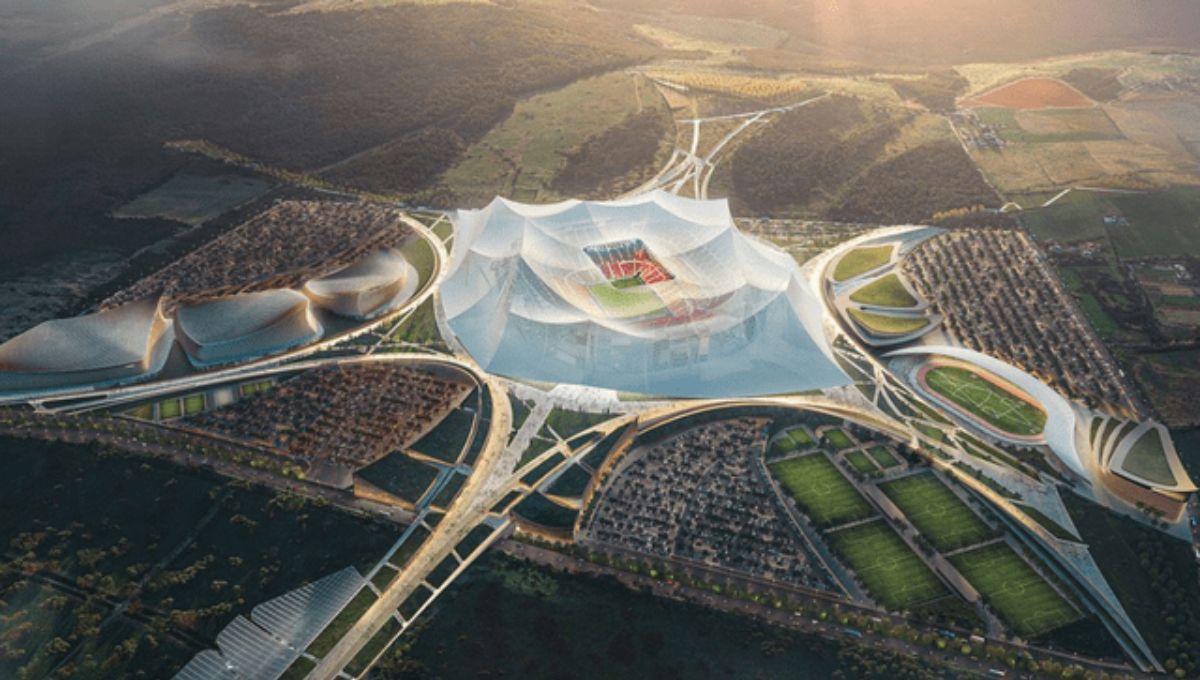 Así será el estadio de fútbol más grande del mundo: una construcción para 115.000 personas con una miniciudad