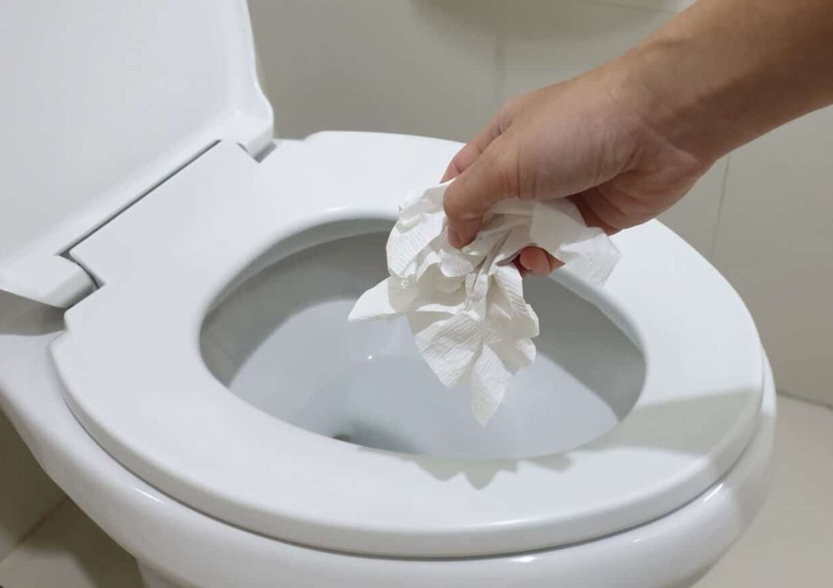 ¿Dónde van los papeles del baño?