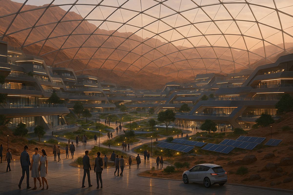 Las bases subterráneas permitirán protegerse de la radiación marciana. Las bases subterráneas permitirán protegerse de la radiación marciana.