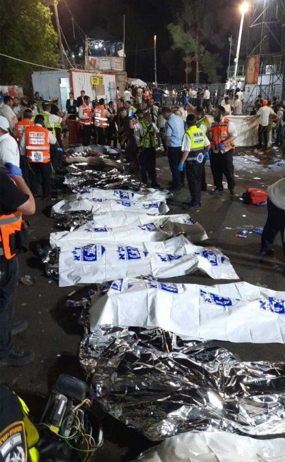 Israel: murieron decenas de personas en una estampida durante una festividad religiosa
