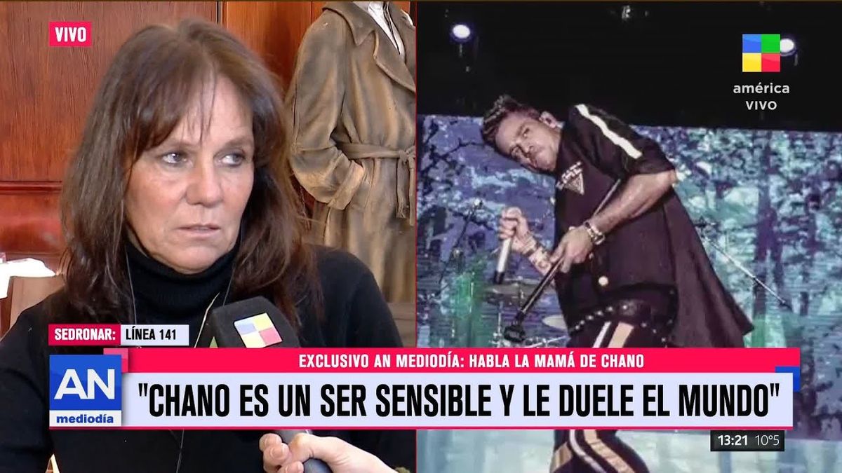 Chano internado. El dramático posteo de la mamá de Chano Charpentier.