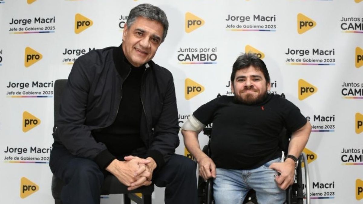 Jorge Macri junto a Franco Rinaldi.