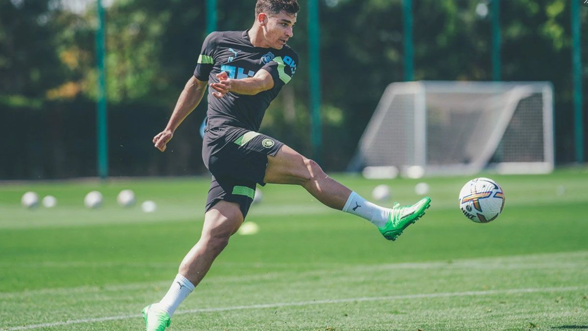 Julián Álvarez ya trabaja a las órdenes de Pep Guardiola