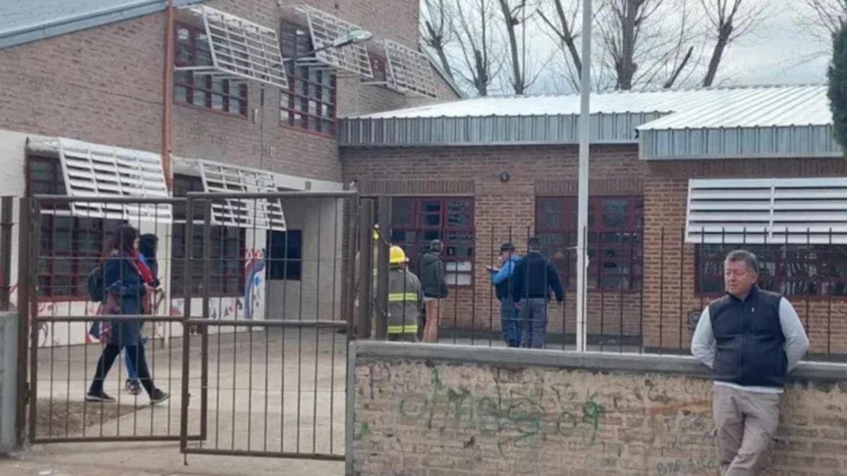 Los alumnos y el personal fueron evacuados. Los alumnos y el personal fueron evacuados.