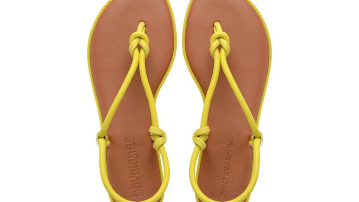 Las sandalias slide se pueden usar en la playa o en las calles. Foto: Havaianas. Las sandalias slide se pueden usar en la playa o en las calles. Foto: Havaianas.