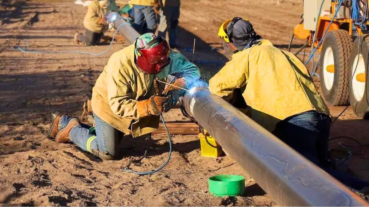 La obra del gasoducto de San Rafael quedó al 90%.
