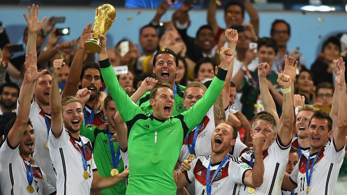 Alemania consiguió su último título mundial en Brasil 2014.