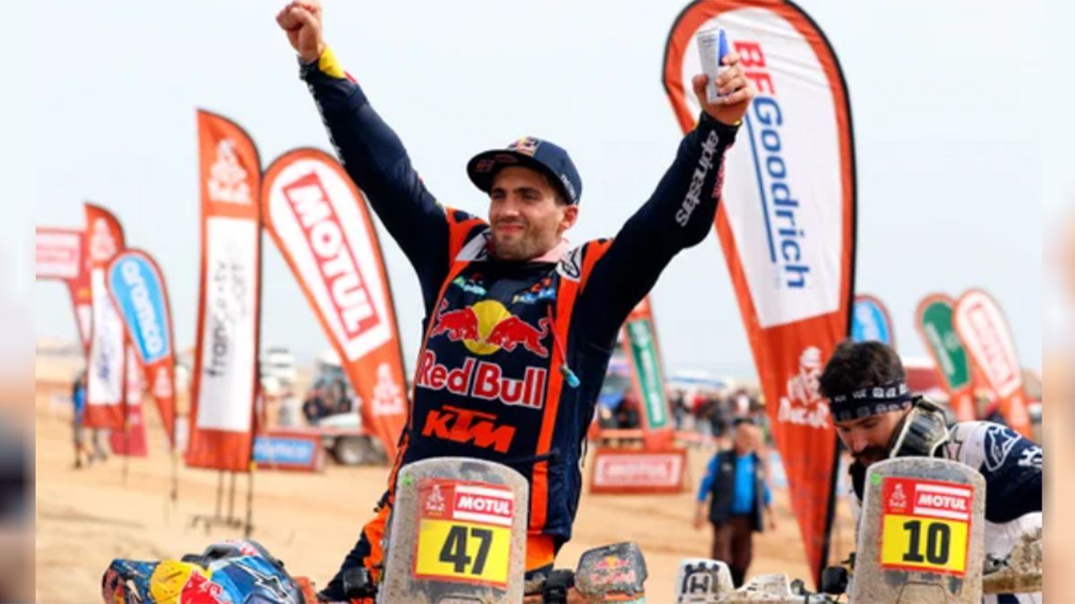 Kevin Benavides, bicampeón del Dakar, tuvo un duro accidente y está internado.