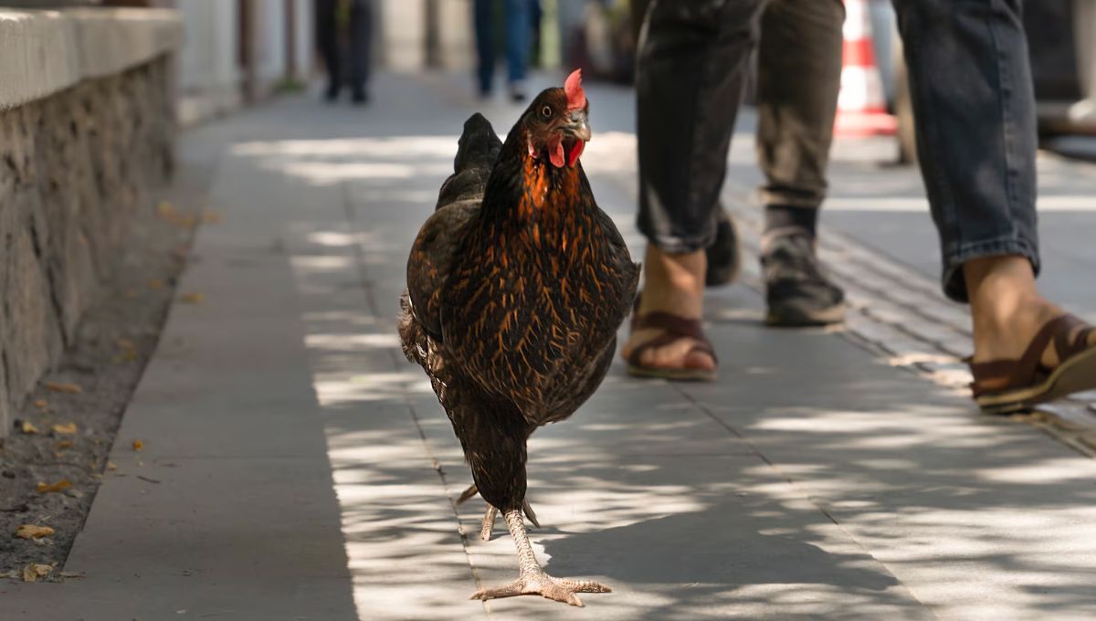 Una proliferación descontrolada de gallinas silvestres que altera la vida de vecinos y pone en riesgo la seguridad vial. Una proliferación descontrolada de gallinas silvestres que altera la vida de vecinos y pone en riesgo la seguridad vial.