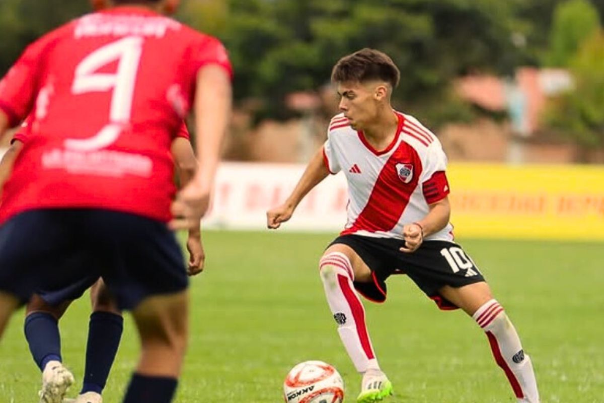 El jugador de River brilló en la Sub 20 nacional.