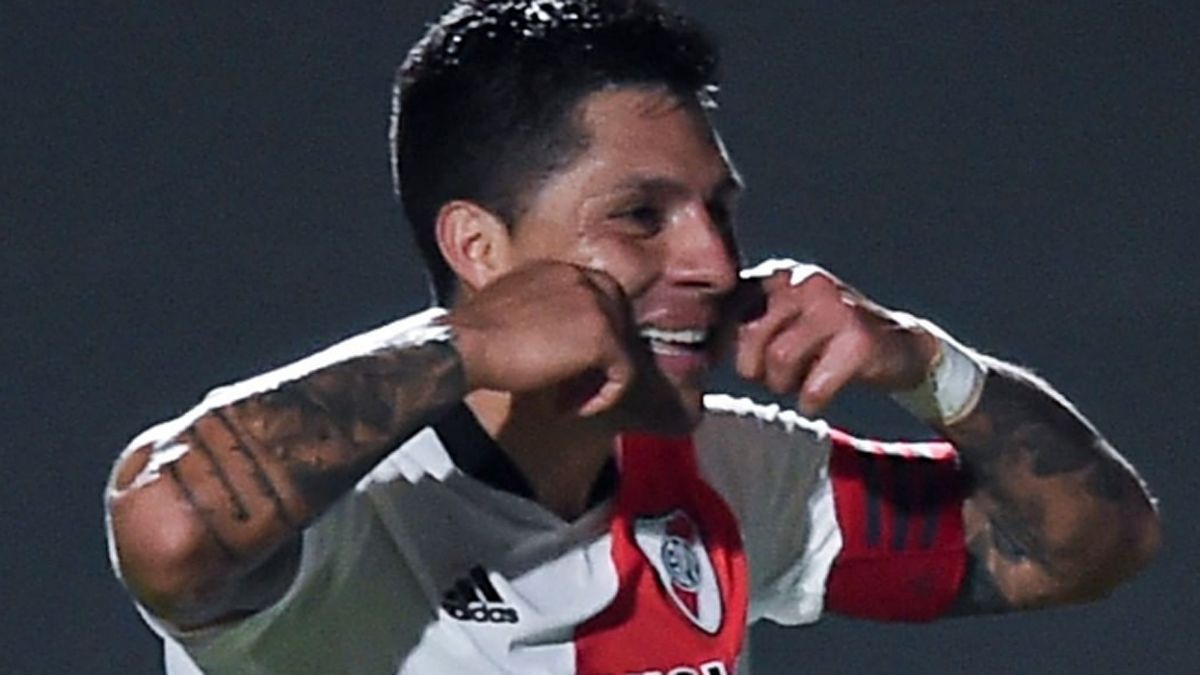 Enzo Pérez fue una vez más el héroe de River