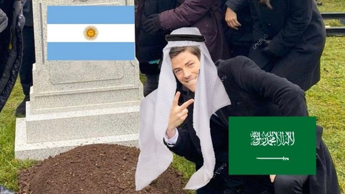 Los memes de la inesperada derrota de Argentina ante Arabia Saudita.