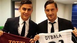 Dybala y Totti siempre tuvieron buena relación.