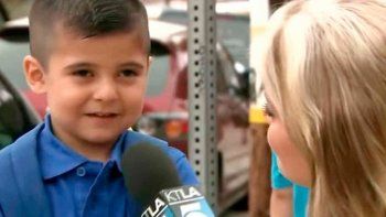 Arruinó el primer día de clases de un niño con una pregunta