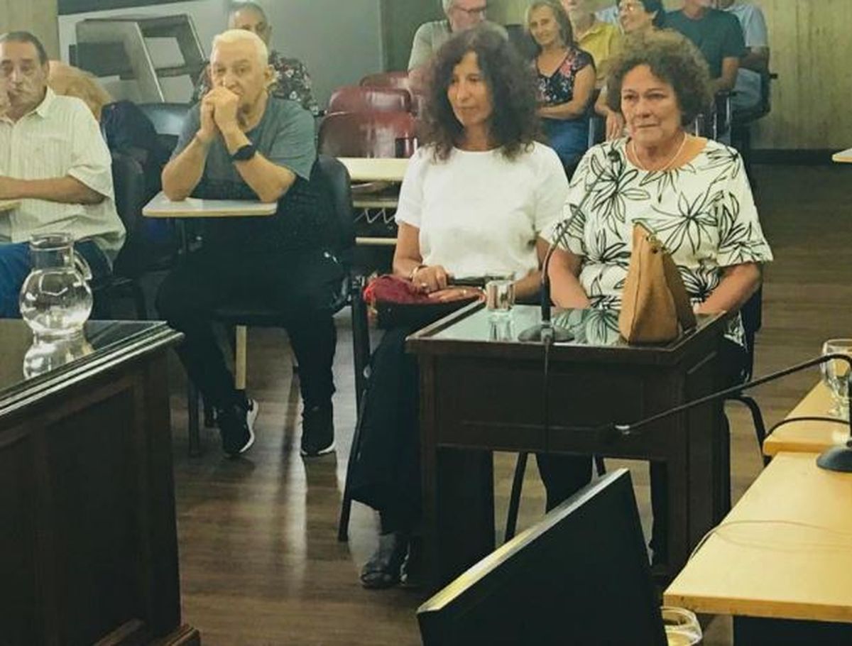 La docente Norma Arenas dios testimonio en el 13° juicio por delitos de lesa humanidad en Mendoza. Foto gentileza página Lesa Humanidad Mendoza.