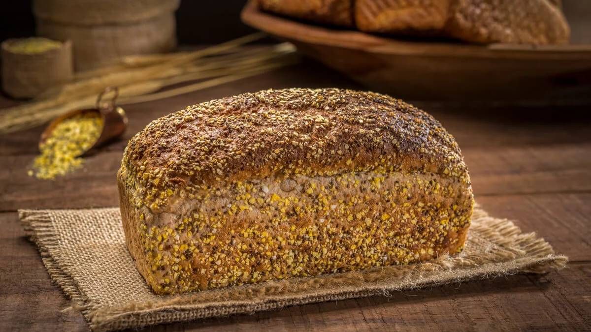 Pan con semillas de chía. Pan con semillas de chía.