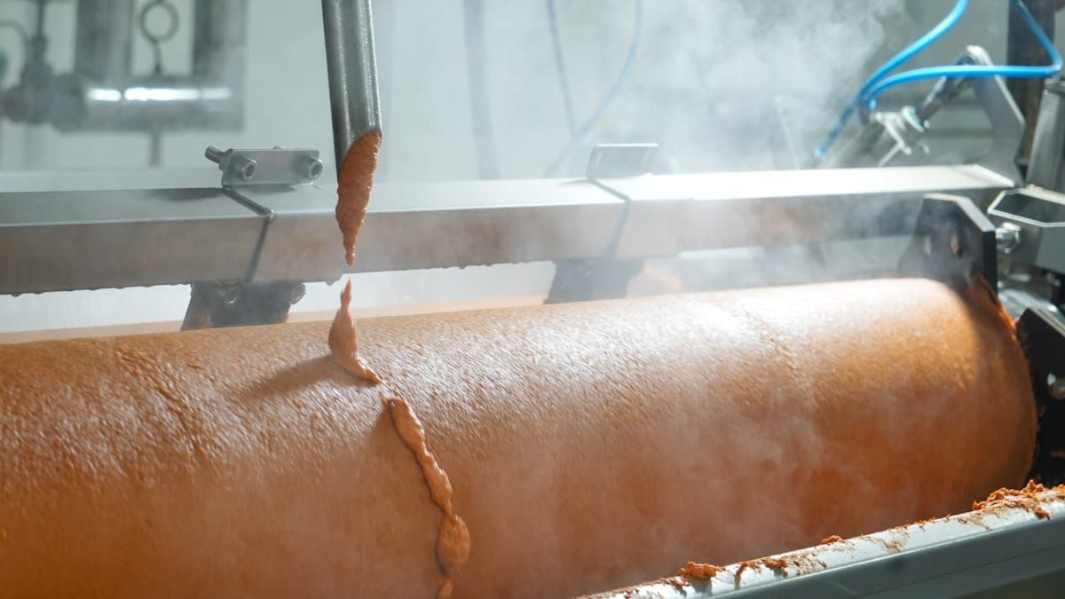 La capacidad de producción del rodillo es de entre 60 y 80 kilos por hora. La capacidad de producción del rodillo es de entre 60 y 80 kilos por hora.