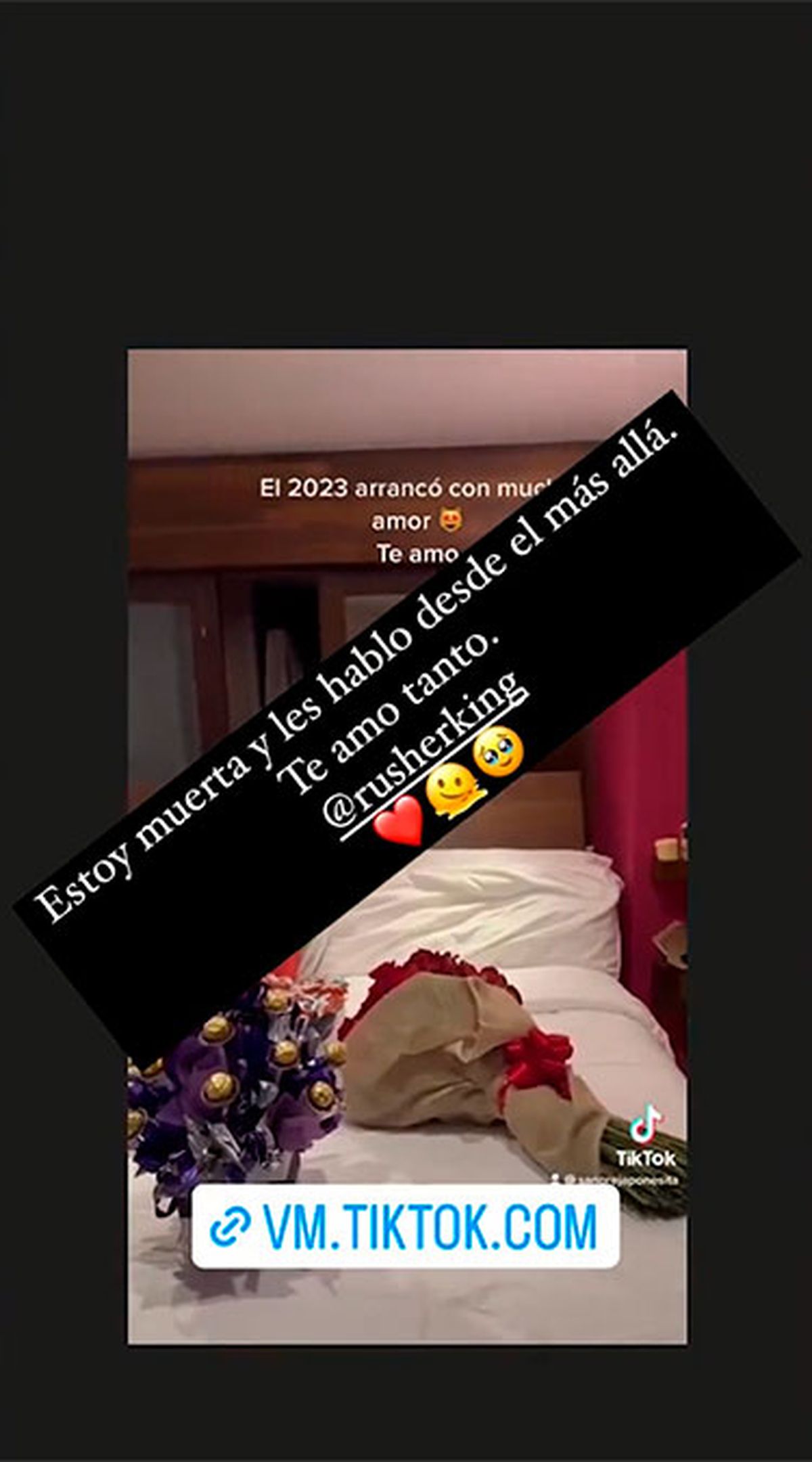 La China Suárez recibió un muy amoroso regalo de su novio trapero Rusherking.