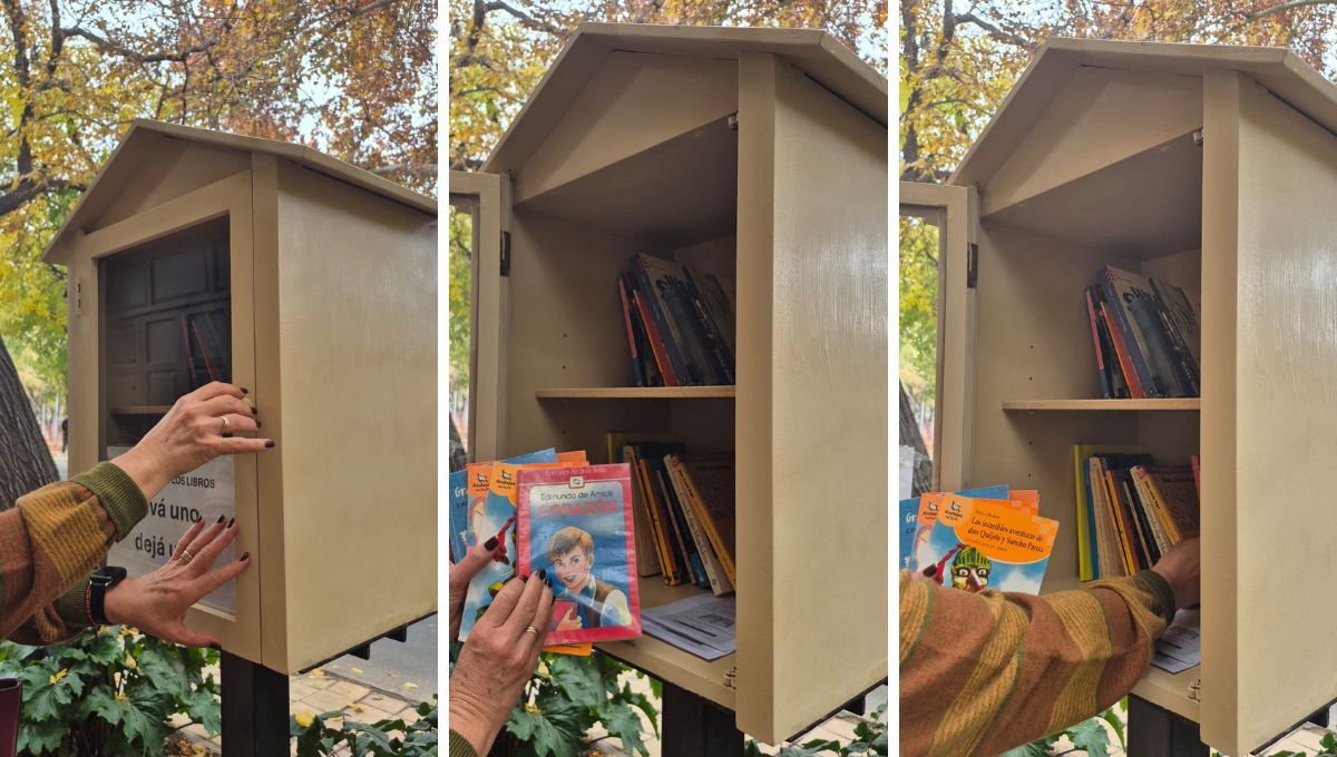 Te llevás un libro y dejás otro, así funciona el refugio de libros. Te llevás un libro y dejás otro, así funciona el refugio de libros.