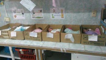 Terrible: denunciaron el uso de cajas en lugar de cunas en Venezuela