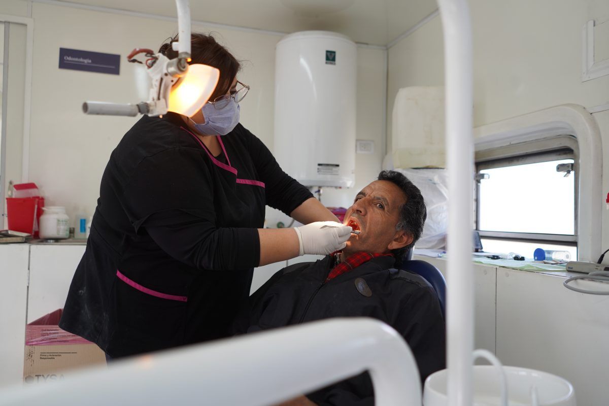 Atención odontológica en el Tren de Capital Humano. Atención odontológica en el Tren de Capital Humano.