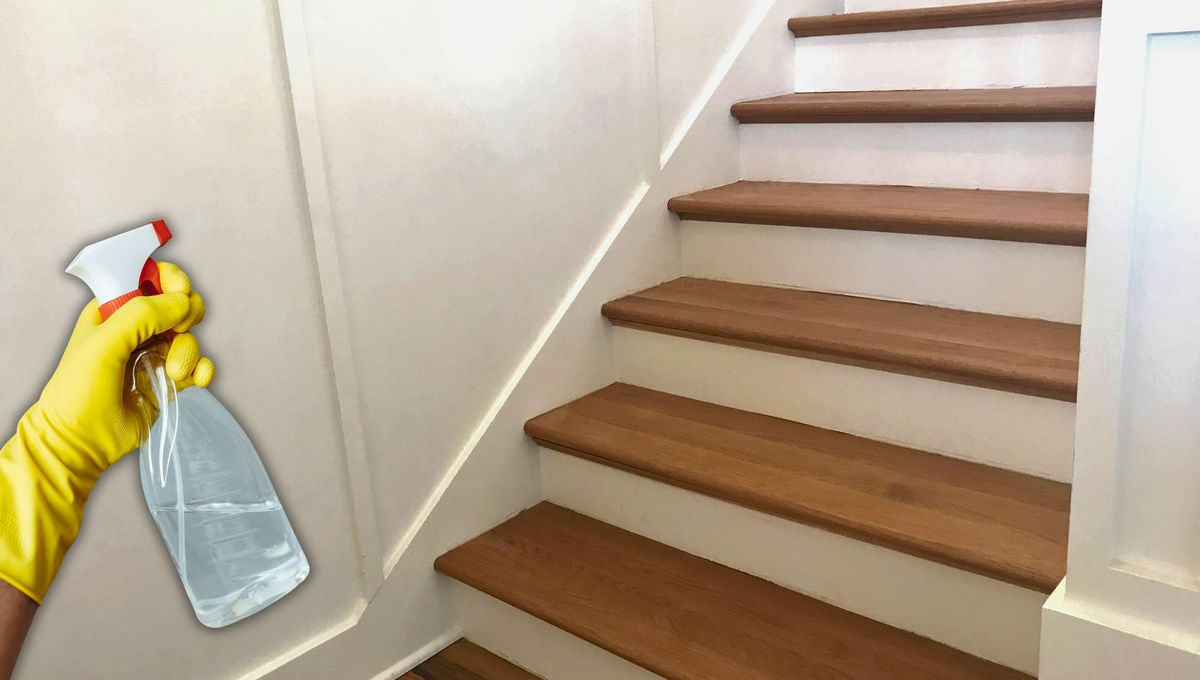 Un truco para limpiar y mantener la escalera de casa siempre impecable.&nbsp;