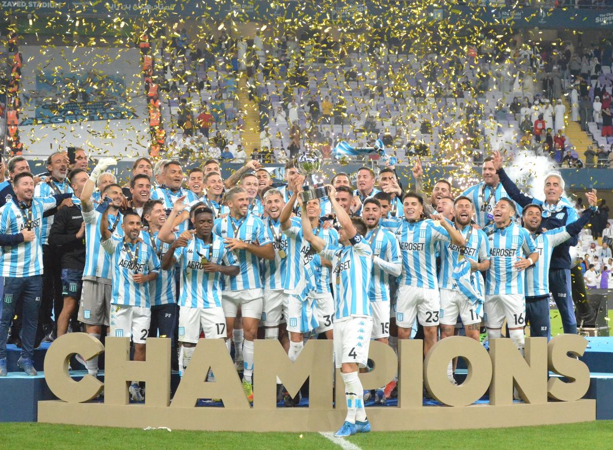 Racing fue el primer campeón de la Supercopa Internacional Racing fue el primer campeón de la Supercopa Internacional