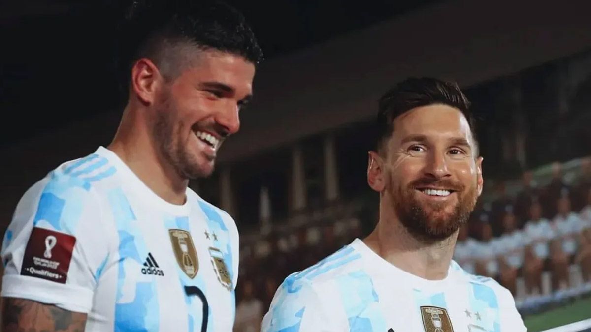 Rodrigo De Paul y Lionel Messi