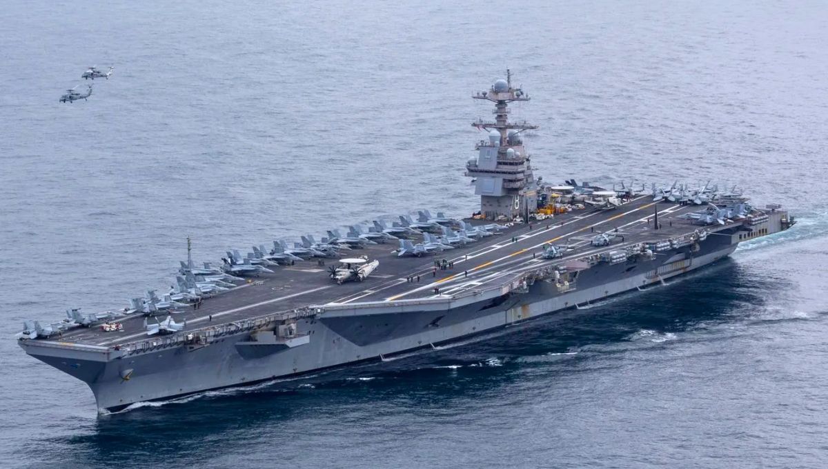 Con 337 metros y 100.000 toneladas: el barco portaaviones más grande del planeta Tierra