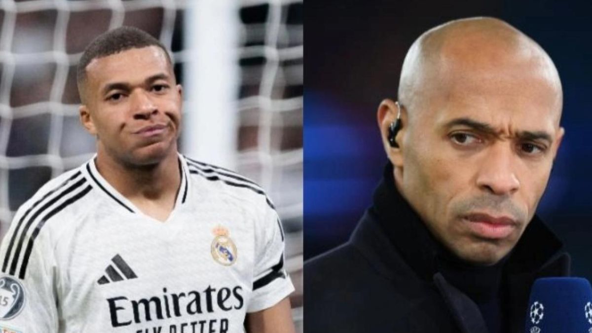 Thierry Henry criticó duramente a Kylian Mbappé por su desempeño en el Real Madrid. 