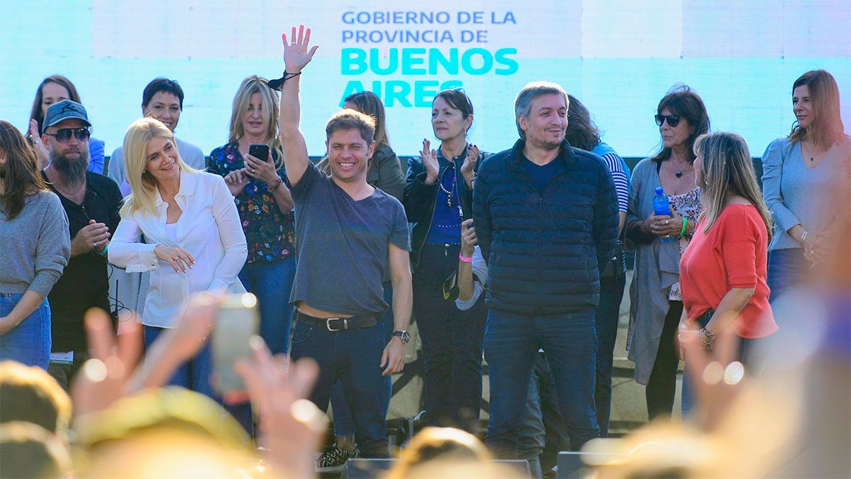Axel Kicillof y Máximo Kirchner, dos referentes de la era K