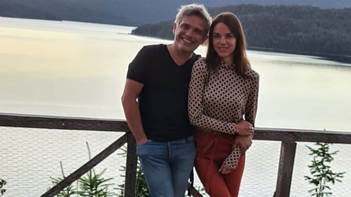 Giuliana Lucoski junto a su pareja Ricardo Luna.