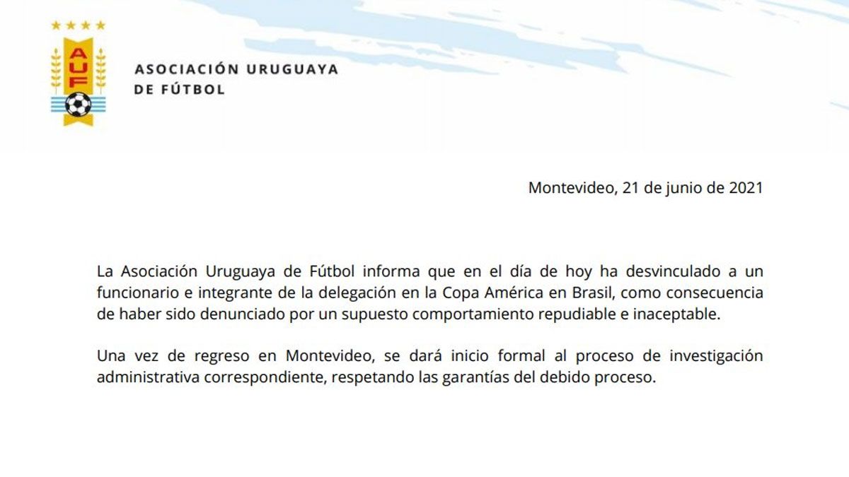 Escándalo en Uruguay: un detenido por presunto acoso sexual