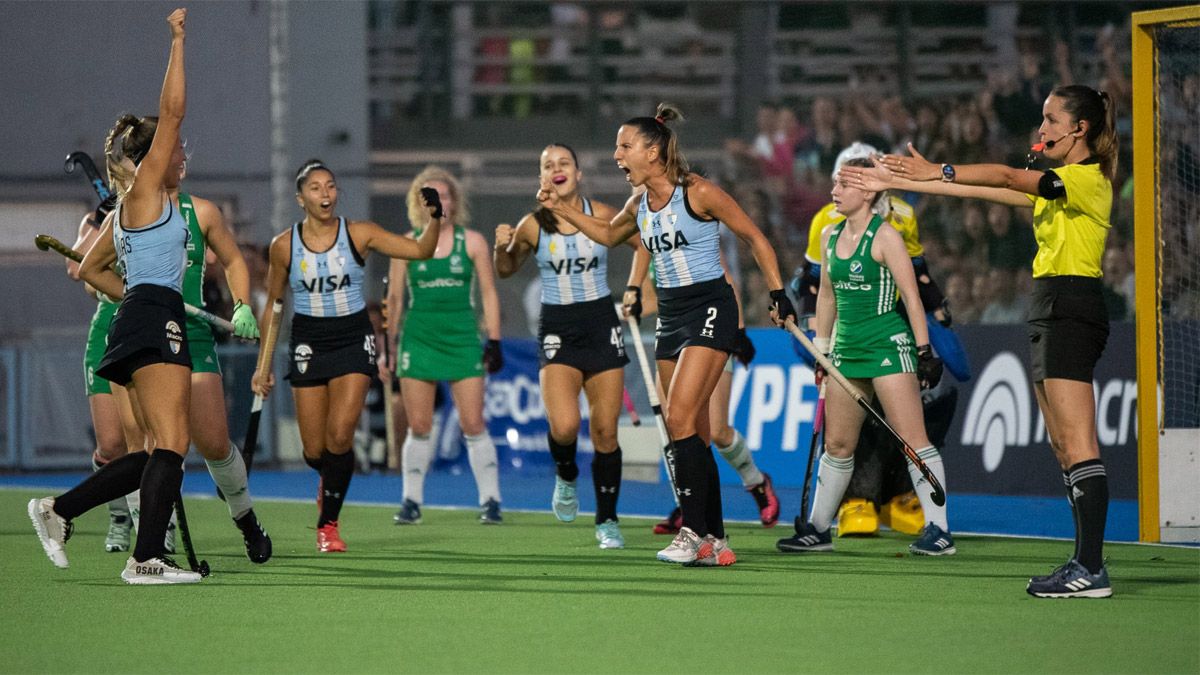 Las Leonas no dejaron dudas contra Irlanda y ganaron el primero de tres amistosos en Mar del Plata.