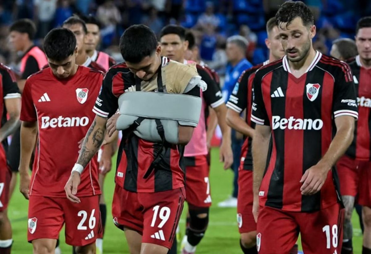 Otra baja que sufrió River: Kendry Páez.