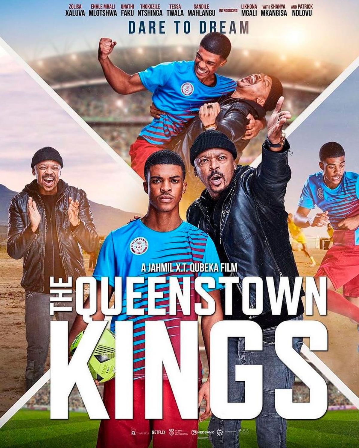 Los reyes de Queenstown es protagonizada por Zolisa Xaluva y Likhona Mgali. Los reyes de Queenstown es protagonizada por Zolisa Xaluva y Likhona Mgali.