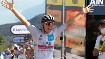 Tour de Francia: el esloveno Tadej Pogacar ganó la 15ª etapa